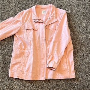 GAP Women's Pale Pink Utility Jacket